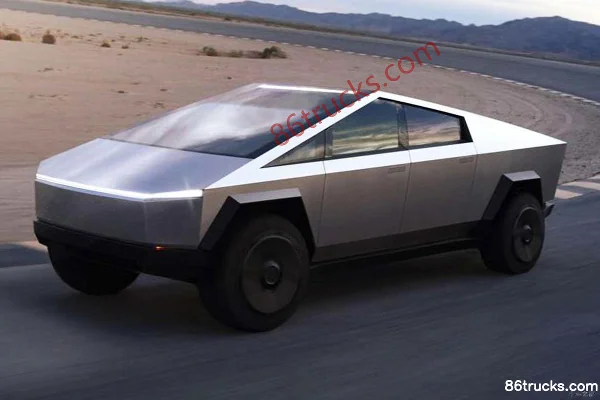 Tesla Cybertruck version propulsion monomoteur pick-up 100% électrique Extérieur (2) | 86Trucks