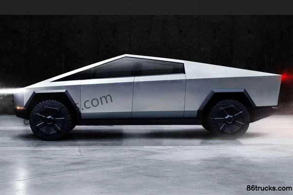 Tesla Cybertruck version propulsion monomoteur pick-up 100% électrique Extérieur (3) | 86Trucks