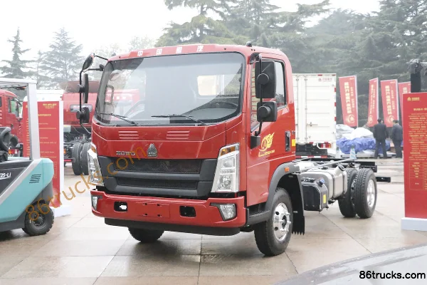 Sinotruk HOWO Wang Series 170hp 4X2(6 wheels) 4.15m Single Row Flatbed Light Truck (China VI) Exterior (3) | 86Trucks