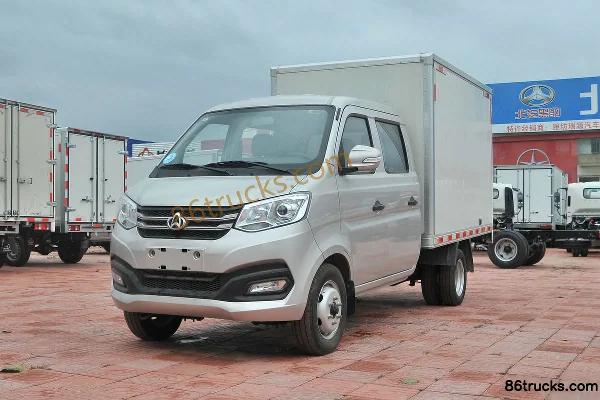 Changan Kuayue Wang X1 Comfort Edition 1.5L Gasoline 112hp 4X2(6 wheels) 2.535m Double Row Van Light Truck (Single Rear Wheel)(China VI) Ext