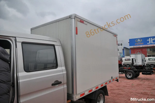 Changan Kuayue Wang X1 Comfort Edition 1.5L Gasoline 112hp 4X2(6 wheels) 2.535m Double Row Van Light Truck (Single Rear Wheel)(China VI) Bod