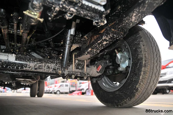 Changan Kuayue Wang X1 1.6L Gasoline 122 hp 4X2(6 wheels) 2.55m Double Row Flatbed Mini Truck Chassis (3) | 86Trucks