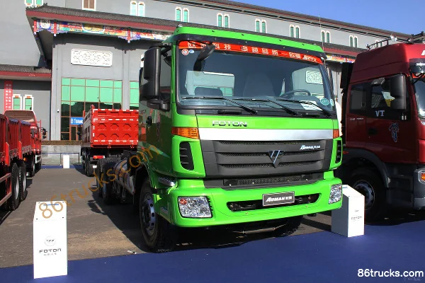 Foton AumanETX 9 Series Heavy Truck 350 hp 6X4(10 wheels) 5.8m LNG Dump Truck (Chassis) Exterior (3) | 86Trucks