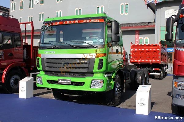 Foton AumanETX 9 Series Heavy Truck 350 hp 6X4(10 wheels) 5.8m LNG Dump Truck (Chassis) Exterior (2) | 86Trucks
