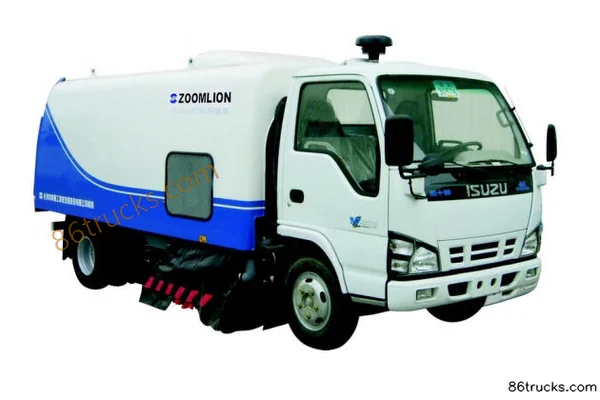 Qingling Isuzu 130hp 4X2(6 wheels) Sweeper Truck (Zoomlion) Exterior