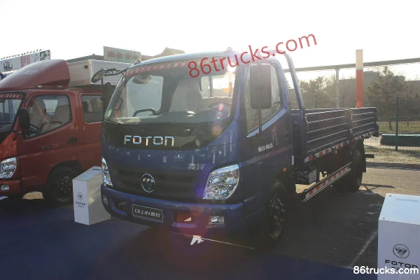 Foton Ollin Jieyun version classique 130 ch 4X2(6 roues) 4,23 m camion léger à ridelles simple cabine Extérieur (3) | 86Trucks