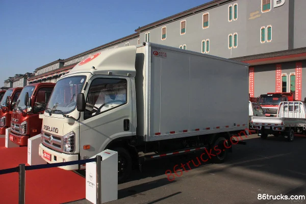 Foton Forland Kangrui H2 110 ch 4X2(6 roues) camion léger fourgon simple cabine 4,15 m Extérieur (3) | 86Trucks