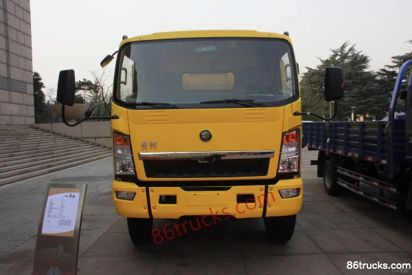 Sinotruk Huanghe 130 hp 4X2(6 wheels) 4.28 m dump truck Exterior
