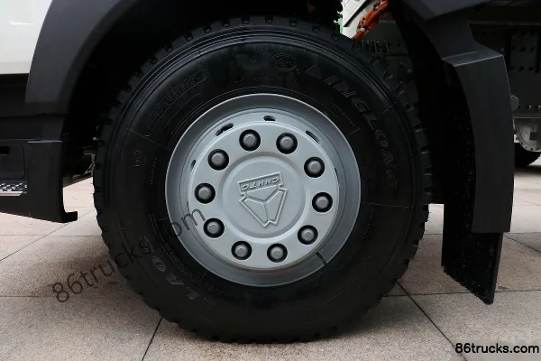 Sinotruk HOWO TX5 6X4(10 roues) châssis de camion benne à ordures électrique pur cabine simple 314 kWh (1) | 86Trucks