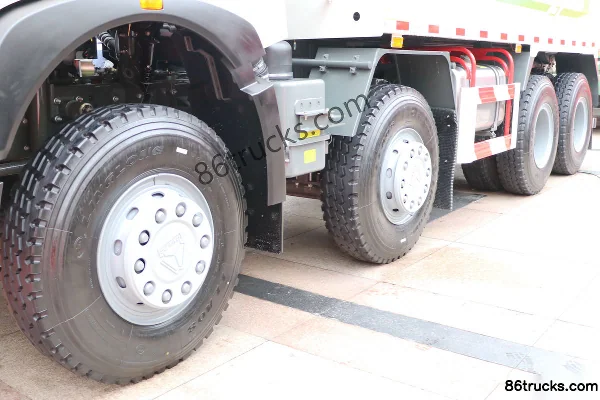Sinotruk HOWO TX7 400 hp 8X4(12 wheels) 5.8m Dump Truck Chassis (2) | 86Trucks