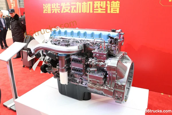 Moteur diesel Weichai WP10.5H430E62 430 ch 10,5 L China VI Extérieur (2) | 86Trucks