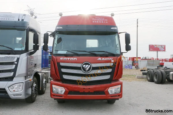 Foton Auman New ETX 300 hp 8X4(12 wheels) flatbed truck (Juchenwang brand) Exterior