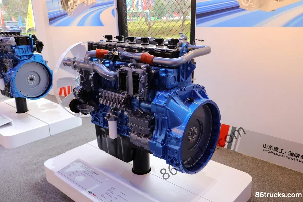 Weichai WP10.5HNG410E60 410hp 10.5L China VI Natural Gas Engine Exterior (3) | 86Trucks