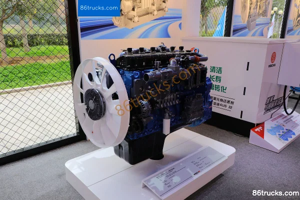 Weichai WP10.5HNG410E60 410hp 10.5L China VI Natural Gas Engine Exterior (2) | 86Trucks
