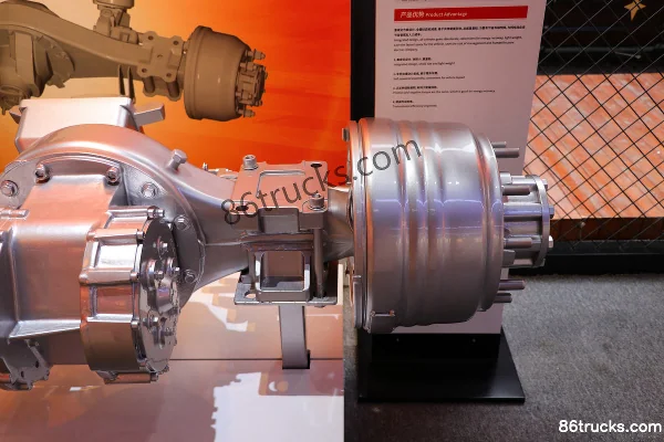Hande HDE3.5t central motor drive axle Exterior (3) | 86Trucks