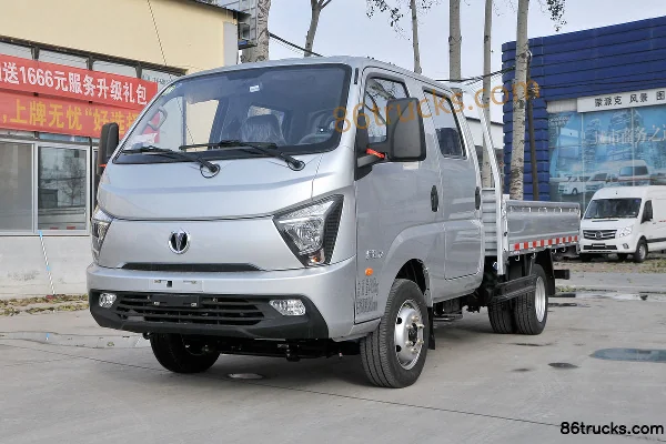 Feidi DX Deluxe 1.9L 102hp 4X2(6 wheels) 3.02m double-row flatbed mini truck Exterior (3) | 86Trucks