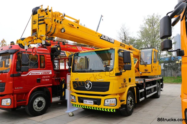SHACMAN Delong L3000 185 hp 4X2(6 wheels) Truck Crane (Juntong Brand)(JF5171JQZ(JPC120)) Exterior (2) | 86Trucks