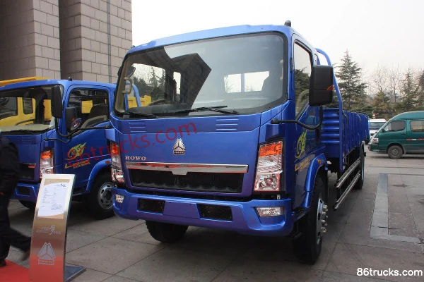 Sinotruk HOWO Hanjiang 140 ch 4X2(6 roues) camion porteur à ridelles Extérieur (2) | 86Trucks