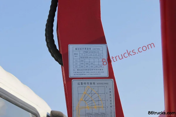 Foton Aumark 4X2(6 wheels) Truck Mounted Crane (2011 model) Body (3) | 86Trucks