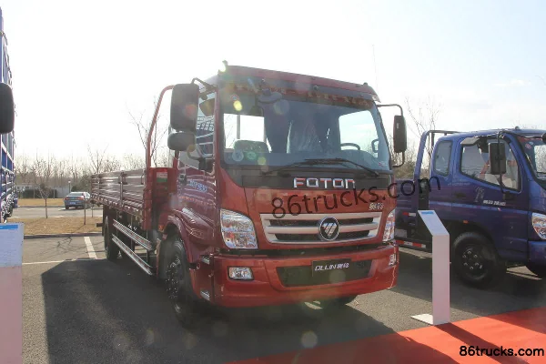 Foton Aoling Jieyun camion moyen 140 ch 4X2(6 roues) camion porteur avec cabine demi-avancée 6,7 m (version 2012) Extérieur (3) | 86Trucks
