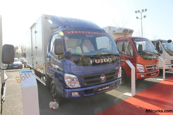 Foton Ollin Jieyun 99 ch 4X2(6 roues) 4,165 m camion léger fourgon, cabine simple Extérieur (2) | 86Trucks