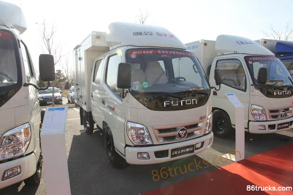 Foton Ollin CTX 131 hp 4X2(6 wheels) 2.2m double-row van light truck Exterior (3) | 86Trucks
