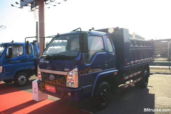 Foton Forland Jingang Light Truck 115 hp 4X2(6 wheels) 3.8m dump truck Exterior (3) | 86Trucks
