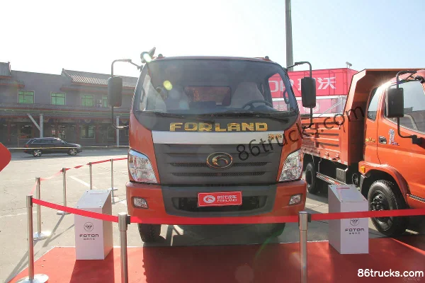 Foton Forland Sai'ao Light Truck 130 hp 4X2(6 wheels) 4.2m dump truck Exterior