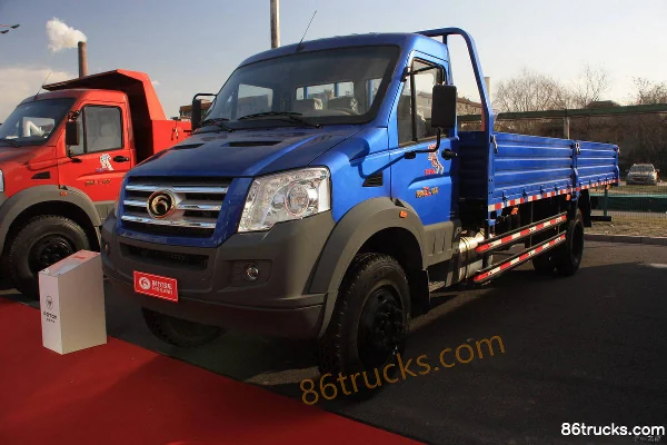 Foton Ruivo camion porteur moyen 168 ch 4X2(6 roues) 6,2 m plateau à ridelles Extérieur (2) | 86Trucks