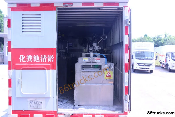 Qingling Isuzu 100P 115 ch 4X2(6 roues) camion de traitement des boues (marque Shunzhao) Carrosserie (3) | 86Trucks