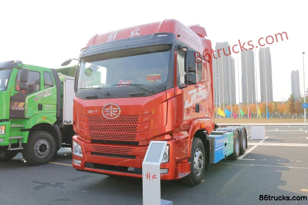 FAW Jiefang Qingdao JH6 Heavy Truck 6X4(10 wheels) Sleeper Cab Pure Electric Tractor Truck 423 kWh Exterior (3) | 86Trucks