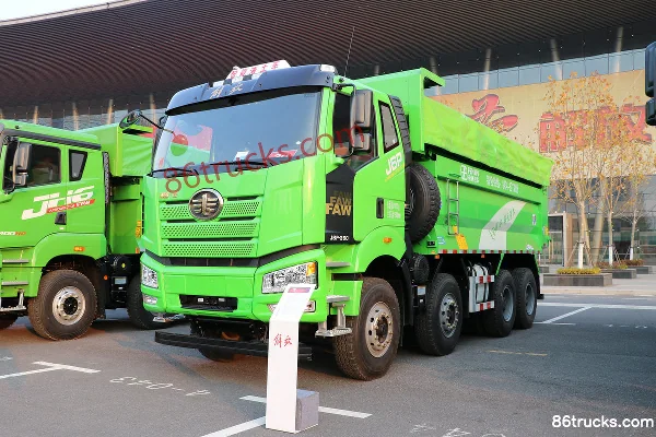 FAW Jiefang New J6P Heavy Truck 2020 350hp 8X4(12 wheels) 5.6m Dump Truck Exterior (3) | 86Trucks