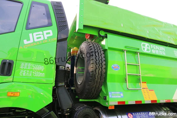 FAW Jiefang Nouveau J6P Poids lourd 440 ch 6X4(10 roues) Camion benne à déblais 5,6 m LNG (China VI) Carrosserie (1) | 86Trucks