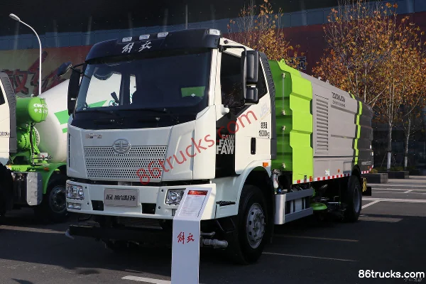 FAW Jiefang J6L 220 hp 4X2(6 wheels) Sweeper Truck (Zhonglian Brand)(Fast Gear) Exterior (3) | 86Trucks