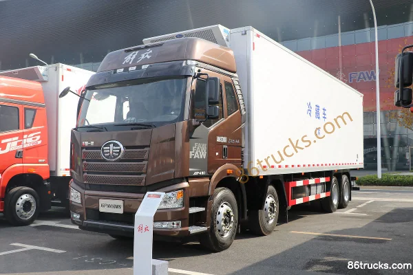 FAW Jiefang J6P Zhihui Edition 460hp 8X4(12 wheels) refrigerated truck Exterior (3) | 86Trucks