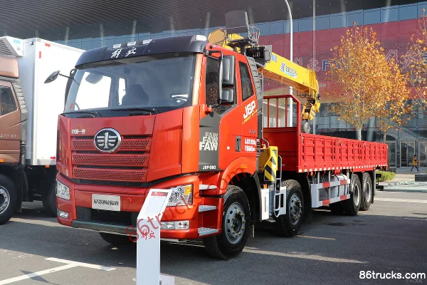 FAW Jiefang New J6P 360hp 8X4(12 wheels) truck-mounted crane Exterior (3) | 86Trucks
