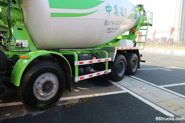 FAW Jiefang New J6P 440hp 8X4(12 wheels) LNG Concrete Mixer Truck (Lingyu Brand) (China VI) Chassis (1) | 86Trucks