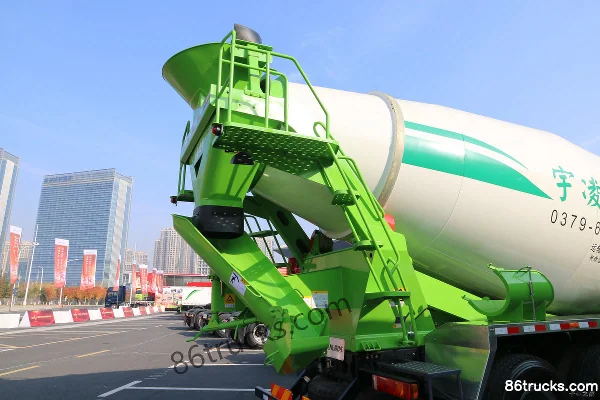 FAW Jiefang New J6P 440hp 8X4(12 wheels) LNG Concrete Mixer Truck (Lingyu Brand) (China VI) Body (2) | 86Trucks