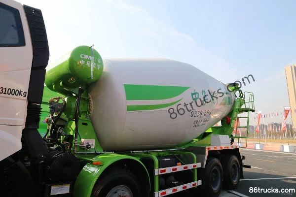FAW Jiefang New J6P 440hp 8X4(12 wheels) LNG Concrete Mixer Truck (Lingyu Brand) (China VI) Body (1) | 86Trucks