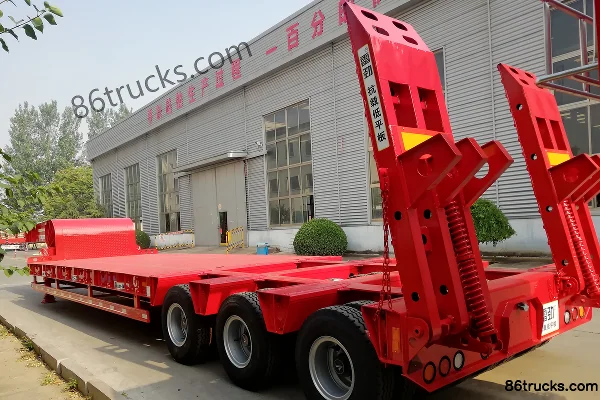 Lieniu 13m Low Flatbed Semi-Trailer (25.5T Payload) Exterior (2) | 86Trucks