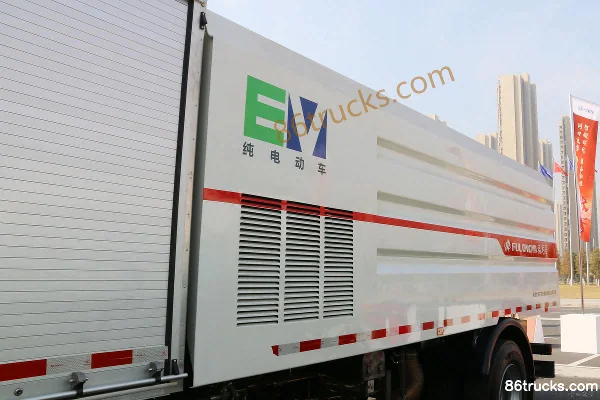FAW Jiefang J6L 4X2(6 wheels) All-Electric Washing and Sweeping Truck (Fulong Continental) Chassis (3) | 86Trucks
