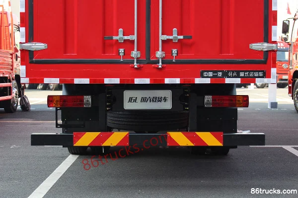 FAW Jiefang J6L Medium Truck 220 hp 6X2(8 wheels) 9.7m Van Cargo Truck Body (1) | 86Trucks