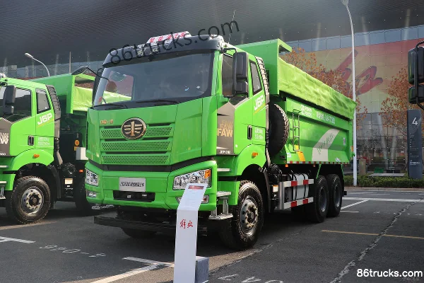 FAW Jiefang New J6P Heavy Truck 2020 390 hp 6X4(10 wheels) 5.6m dump truck Exterior (3) | 86Trucks