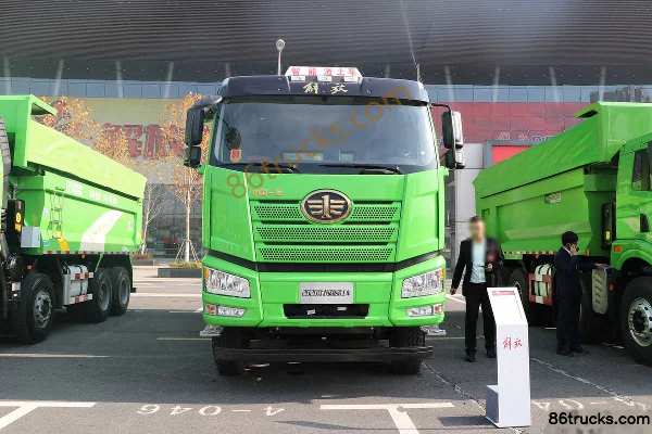 FAW Jiefang New J6P Heavy Truck 2020 390 hp 6X4(10 wheels) 5.6m dump truck Exterior (2) | 86Trucks