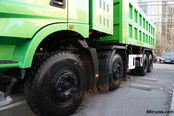 Beiben Truck V3 8X4(12 wheels) 9.7m Cab-over Chassis Pure Electric Dump Truck 234kWh (3) | 86Trucks