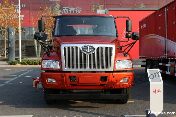 FAW Liute Anjie (L5R) heavy truck low-height version 420 hp 6X4(10 wheels) long-nose tractor truck Exterior (2) | 86Trucks