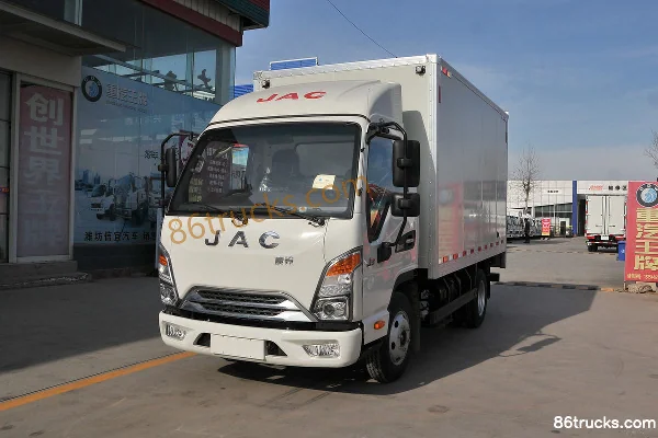 JAC Kangling J3 88 hp 4X2(6 wheels) 3.7m Single Row Van Light Truck (HFC5040XXYP93K1B4V) Exterior (3) | 86Trucks