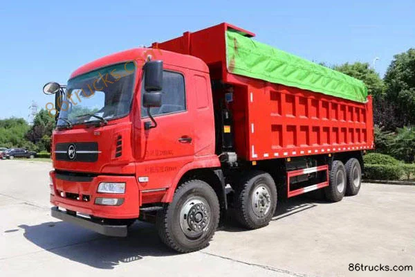 Kama Kaijie HM 8X4(12 roues) camion benne électrique pur cabine approfondie 7,4 m 544 kWh Extérieur (3) | 86Trucks