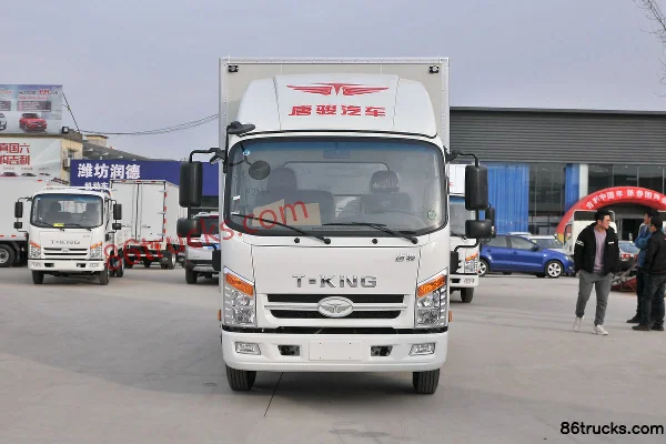 Tangjun Ouling Série T3 Édition Flagship 116ch 4X2(6 roues) Camion léger fourgon à cabine simple 4,15 m Extérieur (2) | 86Trucks