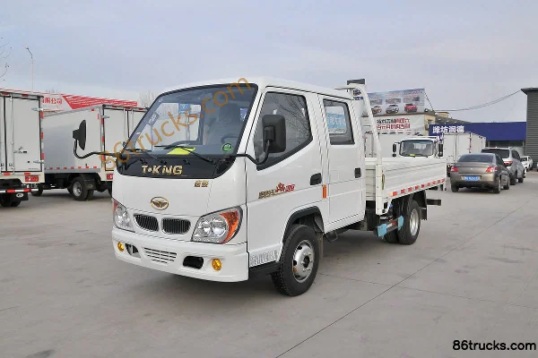 Tangjun Ouling XiaoBaoma 1,6L 105ch 4X2(6 roues) CNG Camion plateau double cabine 3,02 m (China VI) Extérieur (3) | 86Trucks
